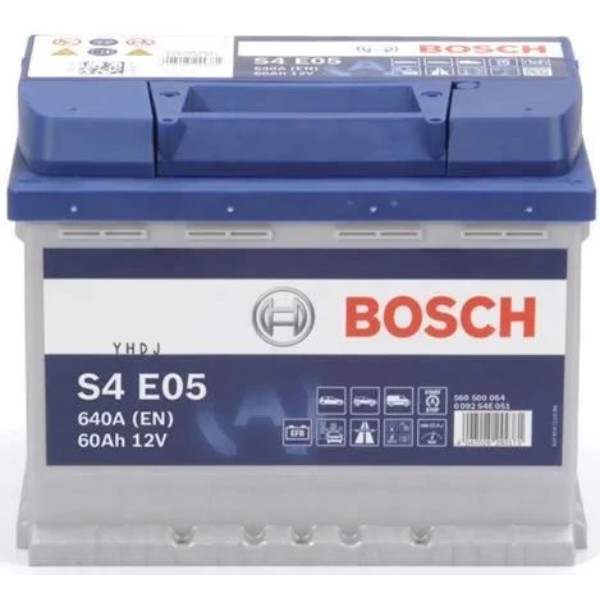 Фото - Автомобильный аккумулятор Bosch S4 12В 60А 640А R+ (0092S4E051)